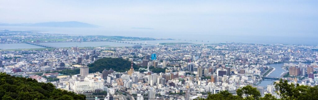 徳島市全景